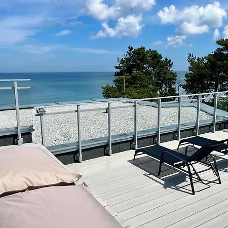 Penthouse Apartment Mit Meerblick Und Dachterrasse In Gaski Bei Mielno Exterior photo