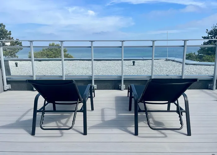 Penthouse Apartment Mit Meerblick Und Dachterrasse In Gaski Bei Mielno