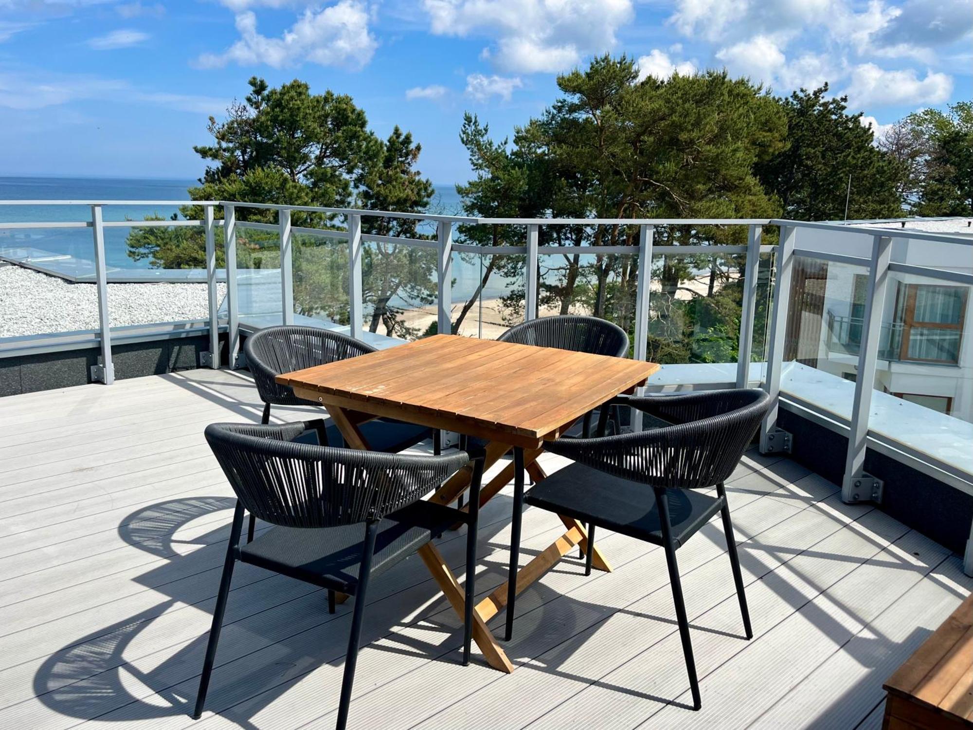 Penthouse Mit Meerblick Und Dachterrasse In Bei Mielno