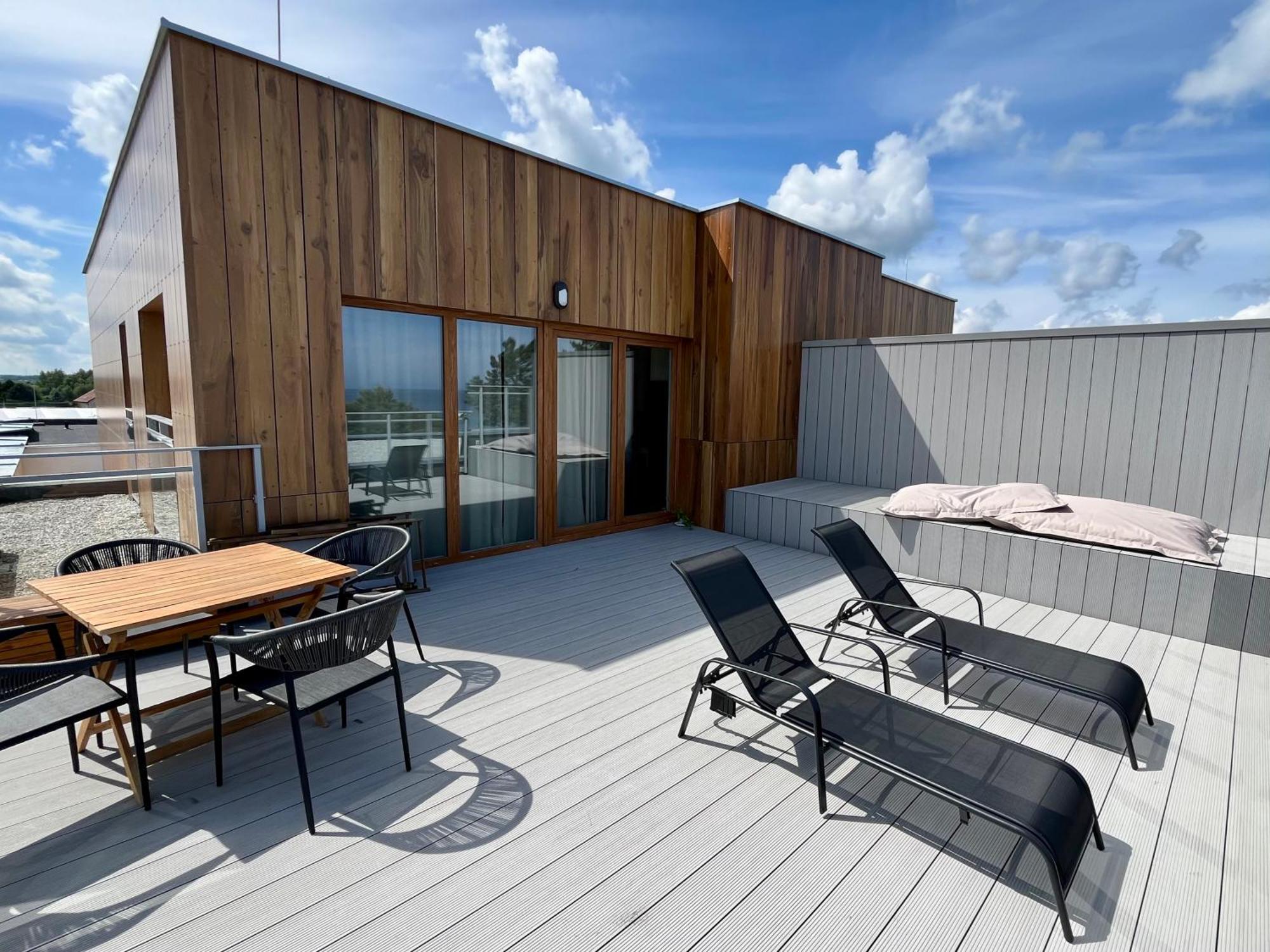 Penthouse Mit Meerblick Und Dachterrasse In Bei Mielno